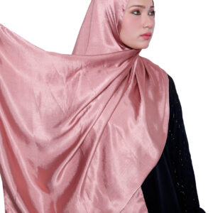 Satin Hijab (Rose)