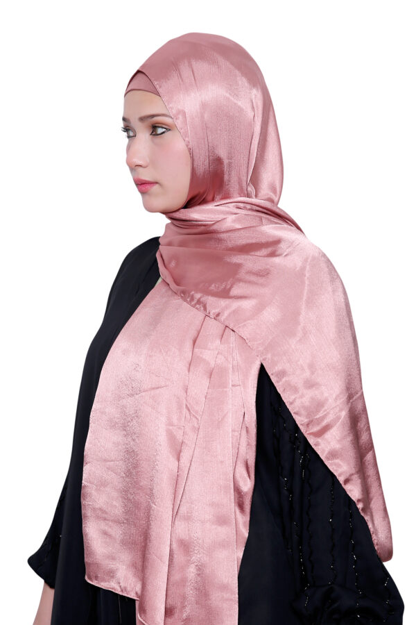 Satin Hijab (Rose) - Image 4