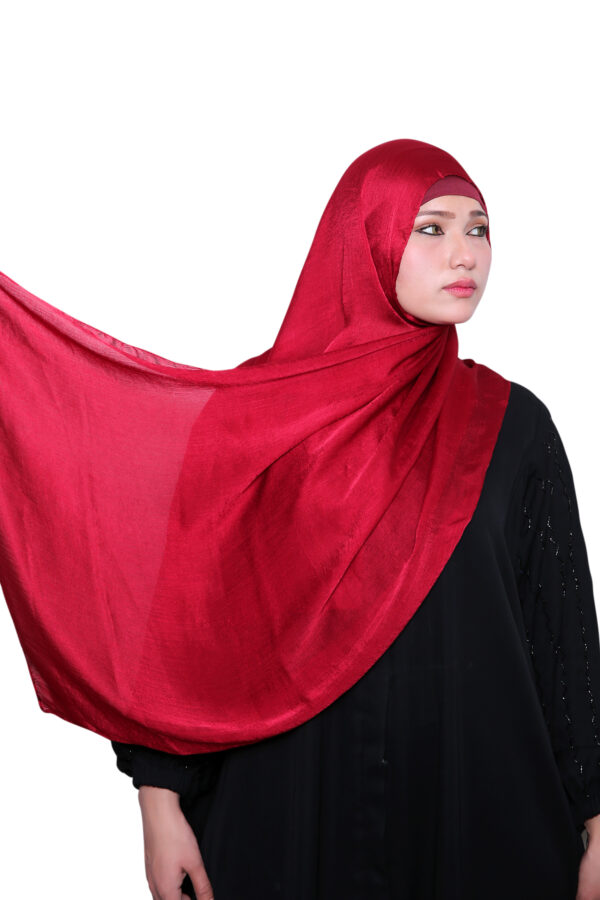 Satin Hijab (Red)