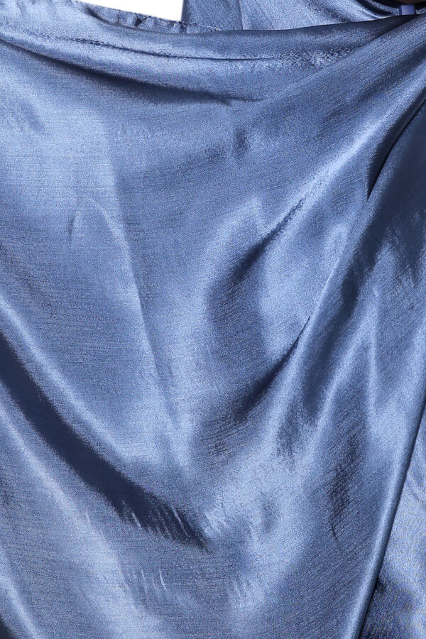 Satin Hijab (Midnight steel) - Image 4
