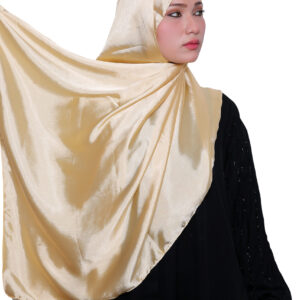 Satin Hijab (Butter yellow)