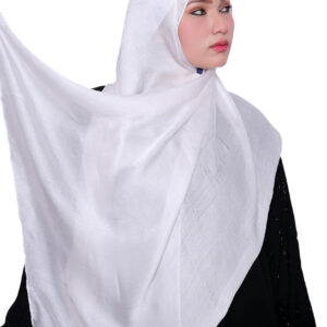 Satin Hijab (White)
