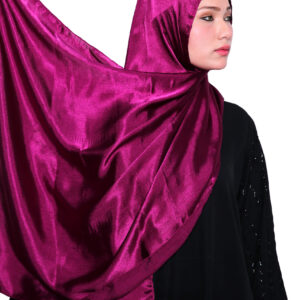 Satin Hijab (Wine)