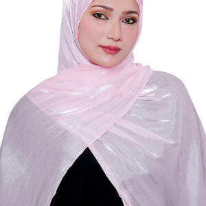 Organza Shimmer Hijab (Pink)