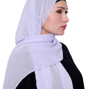 Shimmer Chiffon Hijab (Lilac)
