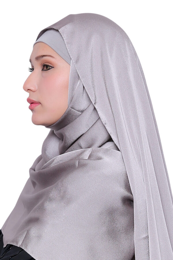 Bubble Satin (Grey) - Image 3