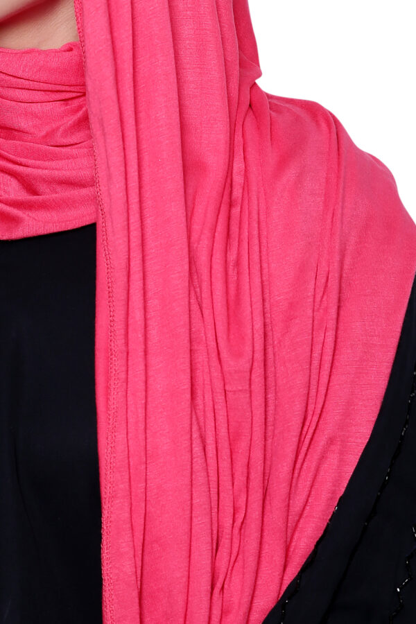 Jersey Hijab (Hot pink) - Image 2