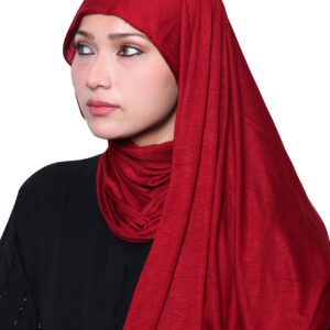 Jersey Hijab (Maroon)
