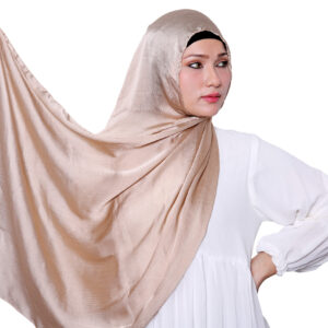 Satin Hijab (Golden)