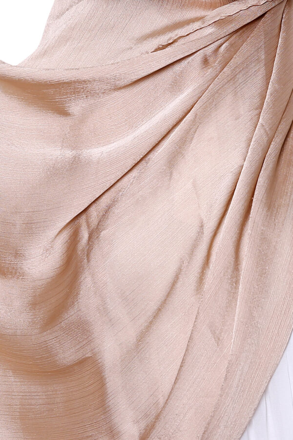 Satin Hijab (Golden) - Image 2